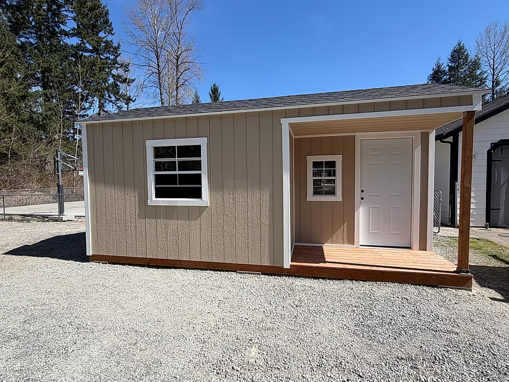 Shed with porch
