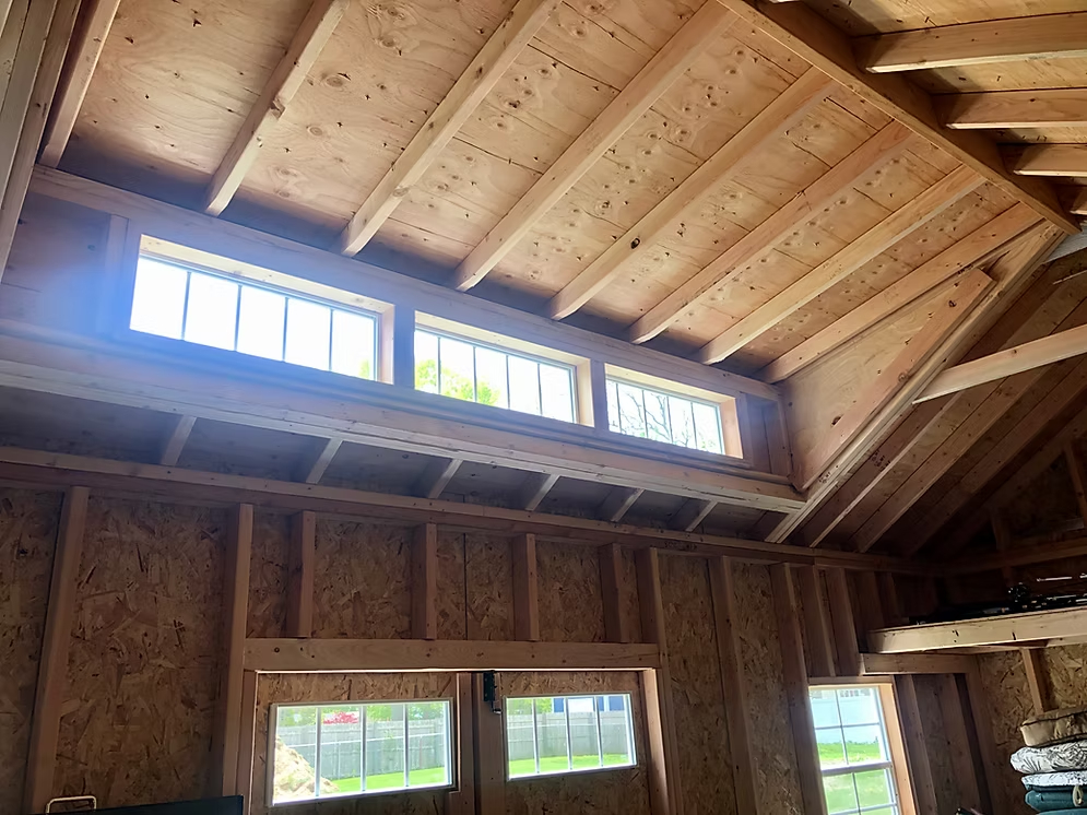 Transom windows with dormer