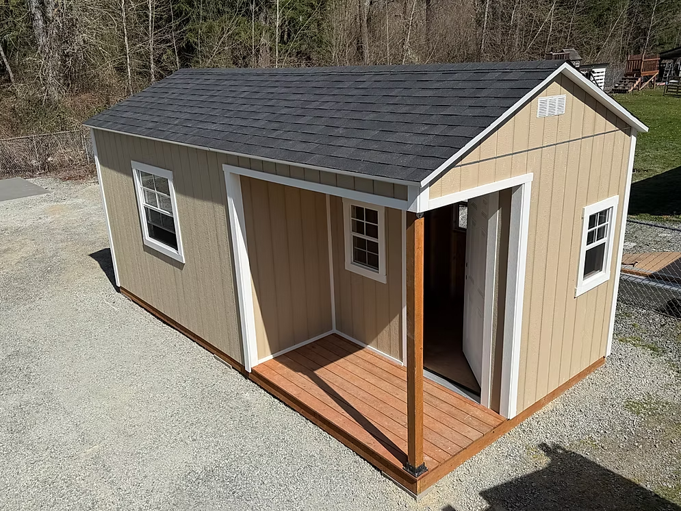 Sheds with porches